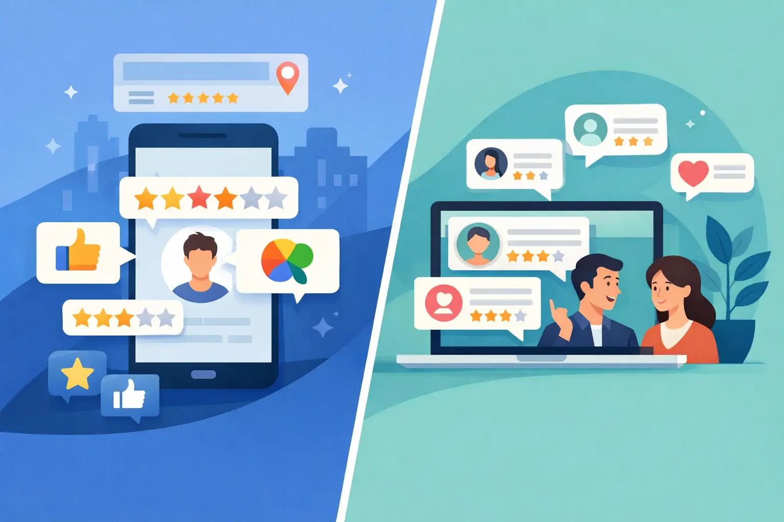 Google Reviews Versus Testimonials for Joomla