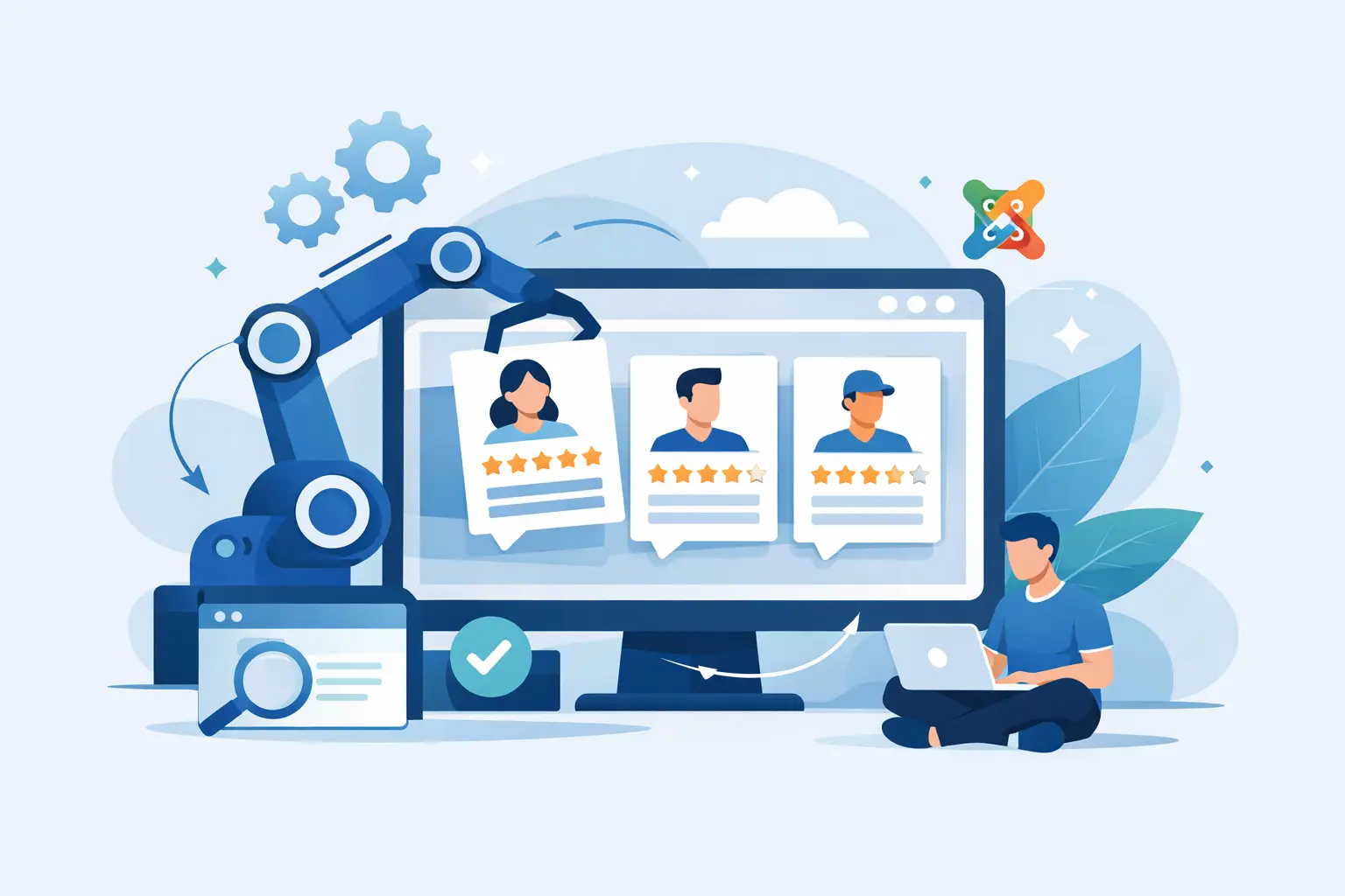 How to Automate Review Display in Joomla