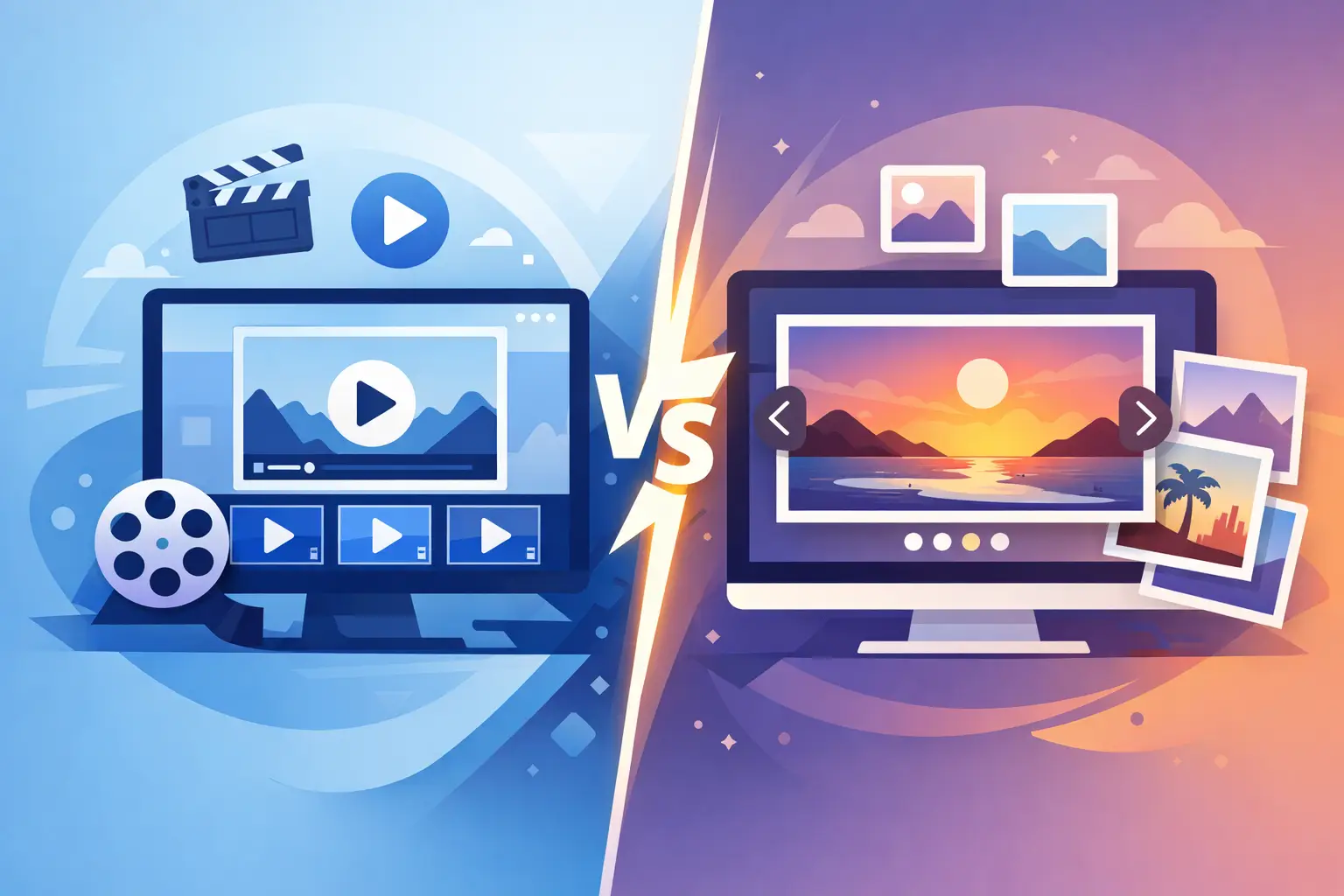Joomla Video Gallery vs Image Slider