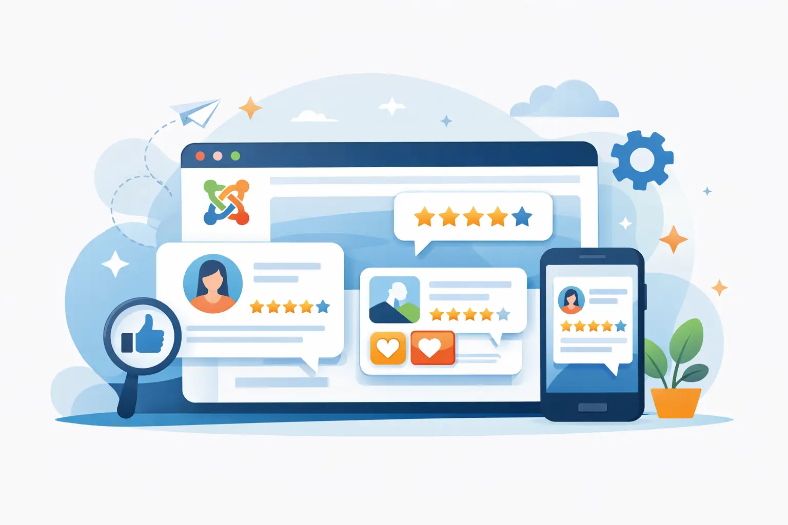 Why Use Review Widgets on Joomla Websites?